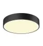 SLV Medo 40 Wall and Ceiling Light Aluminium Black Round 20W 2350lm - 927-930-940 CCT | IP50 - Best Colour Rendering - Dimmable 