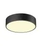 SLV Medo 30 Wall and Ceiling Light Aluminium Black Round 12W 1200lm - 927-930-940 CCT | IP50 - Best Colour Rendering - Dimmable 
