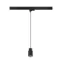 SLV Tracklight Pendant Puri 2.0 3-Phase Aluminium Black | Suitable for 1x GU10 - Dimmable