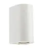 Nordlux Canto Maxi 2 Wall Light Aluminium White Up & Down | IP44 - Suitable for 2x GU10