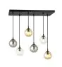 Emibig Pendant Cosmo Steel Black | Suitable for 6x E14 - Max 10W