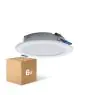Multipack 6x Multipack 6x LED Downlight Pan 12W 960lm 830 Warm White | 121mm - Cutout 100mm