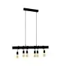 Eglo Pendant Townshend 6 Steel Black | IP20 - Suitable for 6x E27 