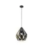 Eglo Pendant Carlton 1 Steel Black Gold | IP20 - Suitable for 1x E27 