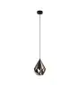 Eglo Pendant Carlton 1 Black, Copper | Suitable for E27