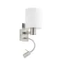 Eglo Wall Light Pasteri Steel Satin Nickel 40 | IP20 - Incl. Spot and Excl. 1x E27