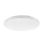 Eglo Wall and Ceiling Light Frania Steel White 5.5W 600lm - 830 Warm White | IP20 
