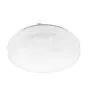 Eglo Wall and Ceiling Light Frania-S Steel White 10W 1100lm - 830 Warm White | IP20 