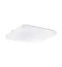 Eglo Wall and Ceiling Light Frania-S Steel White 14.6W 1600lm - 840 Cool White | IP44 