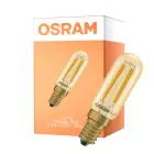 Osram Vintage 1906 LED Special Shapes E14 Tubular Amber 4.8W 470lm - 822 Extra Warm White | Dimmable - Replaces 40W