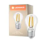Ledvance Classic LED E27 Pear Filament Clear 3.4W 470lm - 827 Extra Warm White | Dimmable - Replaces 40W