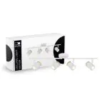 D'Lite Ceiling Light Beitem Frosted White FSC Wood | Suitable For 4x GU10