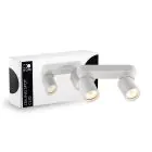 D'Lite Ceiling Spot Clio White Tiltable| Suitable for 2x GU10