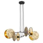 Emibig Pendant Motif Steel Black | Suitable for 4x E27 - Max 15W
