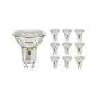 Multipack 10x Noxion LED Spot GU10 PAR16 5.5W 560lm 36D - 830 Warm White | Replaces 75W