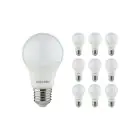 Multipack 10x Noxion Lucent Classic LED E27 Pear Frosted 8W 806lm - 827 Extra Warm White | Replaces 60W