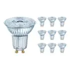 Multipack 10x Ledvance  Performance LED Spot Reflector GU10 PAR16 4.5W 350lm 36D - 940 Cool White | Best Colour Rendering - Dimmable - Replaces 50W