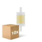 Multipack 10x Ledvance  Performance LED R7s Double Ended 78mm Clear 12W 1521lm - 827 Extra Warm White | Dimmable - Replaces 100W