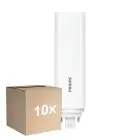 Multipack 10x Philips CorePro PL-T LED Bulb HF 18.5W - 830 Warm White | 4-Pin - Replaces 42W