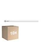 Multipack 10x Philips Master LED Tube T8 (EM/Mains) Ultra Output 20W 3400lm - 830 Warm White | 150cm - Replaces 58W