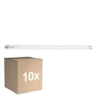 Multipack 10x Sylvania ToLEDo Superia LED Tube T8 (EM/Mains) Ultra Efficiency 22.2W 4100lm - 840 Cool White | 150cm - Replaces 58W