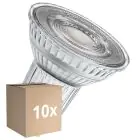 Multipack 10x Ledvance LED Spot GU10 PAR16 6.1W 575lm 60D - 930 Warm White | Best Colour Rendering - Dimmable - Replaces 80W