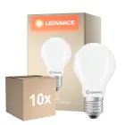 Multipack 10x Ledvance Classic LED E27 Pear Frosted 5.9W 806lm - 827 Extra Warm White | Replaces 60W
