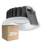 Multipack 20x Ledvance LED  SPOT AIR FIX Aluminium  6W 510lm 36D - 930 Warm White | Cutout 68mm - IP65 - Best Colour Rendering -  Dimmable
