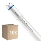 Multipack 10x Philips LED Tube T8 MASTER (EM/Mains) Ultra Output 16W 2300lm - 830 Warm White | 105cm - Replaces 38W