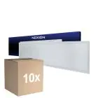 Multipack 10x Noxion LED Panel Delta Value V5 28W 3920lm - 830-840 CCT | 120x30cm - UGR