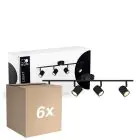 Multipack 6x D'Lite Ceiling Light Trop Sandy Black| Suitable For 4x GU10
