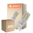Multipack 20x Ledvance LED Pin G9 Clear 4.5W 600lm - 827 Extra Warm White | Replaces 48W