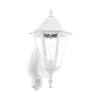Eglo Wall Light Navedo Aluminium White | IP44 - Suitable for 1x E27 - Motion Sensor