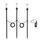Multipack 3x Eglo Spike Light Zancaro 1 Aluminium Black 1W 130lm - 830 Warm White | IP44